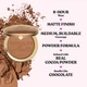 Бронзер с матирующим эффектом Too Faced Chocolate Soleil Matte Bronzer, Chocolate Soleil, 8g - изображение 5