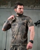 Мужской летний костюм Stone Island шорты+футболка S хаки (87103) - изображение 3