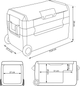 Lodówka turystyczna Berdsen Icemax 400 12/230V Black (5903890618803) - obraz 9