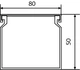 Короб перфорированный 50x80мм 2 пог.м ПВХ синий [A0070020022] АСКО - изображение 3