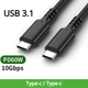 Кабель USB3.1 Type-c/Type-c PD60W 10Gbps 1 метр - изображение 2