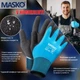 Гидравлический автомобильный домкрат MASKO с маневровым домкратом 3 т Черный - изображение 8
