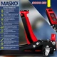 Гидравлический автомобильный домкрат MASKO с маневровым домкратом 3 т Красный - изображение 2