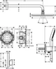 Душовий комплект Raindance S 240 1jet ShowerSelect S 6 в1 (27951000) Chrome - зображення 2