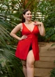 Swimdress Слитный купальник - платье Красный ODS 7XL 9017-9 - изображение 2