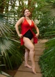 Swimdress Слитный купальник - платье Красный ODS 7XL 9017-9 - изображение 6