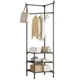 Угловая вешалка в прихожую с подставкой для обуви Corner coat rack - изображение 1