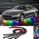 Светодиодная RGB подсветка днища автомобиля bluetooth12V IP68, LED лента (2шт по 90см, 2шт по 120см) - изображение 2