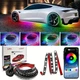 Светодиодная RGB подсветка днища автомобиля bluetooth12V IP68, LED лента (2шт по 90см, 2шт по 120см) - изображение 11