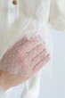 Комплект для крещения (человечек + шапочка) для девочки MagBaby Ursula 62 см Молочный - изображение 3