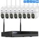 Wi-Fi Комплект відеоспостереження на 8 поворотних камер Hiseeu 5MP EseeCloud - зображення 1