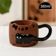 Кружка MIAO коричневая, 380 мл - изображение 1