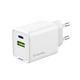 Сетевое зарядное устройство ColorWay GaN Mini 45W PD Port PPS USB (Type-C PD + USB QC4.0) White (CW- - изображение 1