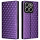 Чохол Deexe Rhombus Book для ZTE Nubia V70 - Purple - зображення 1