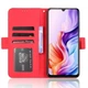 Чохол-книжка з кишеньками Deexe Wallet Stand для ZTE Nubia V70 Max - Red - зображення 5
