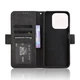 Чохол-книжка з кишеньками Deexe Wallet Stand для ZTE Nubia V70 - Black - зображення 5