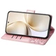 Чохол-книжка з малюнком UniCase Butterfly Pattern для Realme 14 Pro Plus - Rose Gold - зображення 4
