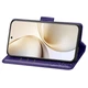 Чохол-книжка з малюнком UniCase Butterfly Pattern для Realme 14 Pro Plus - Dark Purple - зображення 4