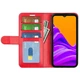 Класичний чохол-книжка Deexe Wallet Style для Samsung Galaxy Xcover 7 (G556) - Red - зображення 2
