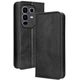 Чехол-книжка Deexe Retro Style для Infinix Note 50 Pro Plus - Black - изображение 8