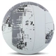Мяч волейбольный размер №5 для игры в зале и на улице (Indoor/Outdoor) Legend Pro Touch 4071 White-Grey - изображение 3