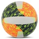 Мяч волейбольный размер №5 для игры в зале и на улице (Indoor/Outdoor) Ballonstar 4070 Black-Orange-White - изображение 2