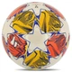 Мяч футбольный размер №5 Soccermax Crystal 4048 White-Red-Yellow - изображение 4