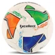 Мяч футбольный размер №5 Soccermax Excellent 9495 White-Green-Orange - изображение 5