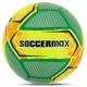 М'яч футбольний розмір №5 Soccermax SMX 4120 Yellow-Green - зображення 1