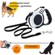 Поводок рулетка лента 5 метров для собак до 15 кг Bones 039DL (GS-101301) - изображение 2