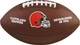 М'яч для американського футболу Wilson NFL LICENSED BALL CLEVELAND BROWNS темно-коричневий Розмір 5 WTF1748XBCL - зображення 1
