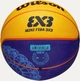 Баскетбольный мяч Wilson FIBA 3X3 MINI BSKT PARIS 2024 сине-черный Размер 3 WZ3015101XB3 - изображение 5