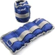 Утяжелители для лодыжки/запястья LiveUp WRIST/ANKLE WEIGHT синие (2 х 1.0 кг) LS3011-1 - изображение 2