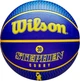 Баскетбольный мяч Wilson NBA PLAYER ICON OUTDOOR STEPHEN CURRY сине-желтый Размер 7 WZ4006101XB7 - изображение 1