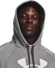 Худи Under Armour RIVAL FLEECE серое L 1379758-025 - изображение 5