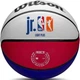 Баскетбольный мяч Wilson JR NBA WNBA DRV LIGHT бело-сине-красный Размер 5 WZ3022001XB5 - изображение 6