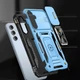 Чехол противоударный Epik Defender Cam Ring Case для Samsung Galaxy A35 / A55 Голубой / Light Blue - изображение 5