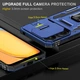 Ударопрочный чехол Epik Camshield Army Ring для Xiaomi Redmi 13C / Poco C65 Синий / Navy - изображение 3