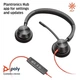 Гарнітура Poly Blackwire 3320-M (8X220AA) - зображення 2