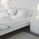 Простынь на резинке 90x200 см IKEA FÄRGMÅRA односпальное белое постельное белье 100% хлопок ИКЕА ФЕРГМОРА - изображение 5