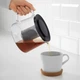 Стеклянный заварочный чайник 1500 мл IKEA RIKLIG чайник для заваривания заварник 1,5 литра 901.500.71 - изображение 8