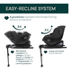 Fotelik samochodowy dla dzieci Chicco Seat105 i-Size 40-105 cm Czarny (8058664181735) - obraz 12