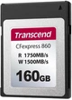 Карта памяти CFExpress 160Gb Transcend Transcend 860 Type B (TS160GCFE860) - изображение 1