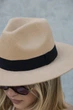 Жіночий Капелюх Without Fedora З Стрічкою Beige - изображение 4