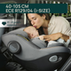 Fotelik samochodowy dla dzieci Chicco Seat105 i-Size 40-105 cm Szary (8058664181742) - obraz 17