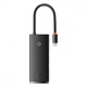 USB хаб на 5 выходов на Type-C с HDMI выходом Baseus Lite Series 5-in-1 (HDMI, 3xUSB 3.0, PD). Black - изображение 1