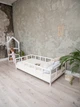 Детская деревянная кровать Монтессори BUSY WOOD на ножках Модель 10, Размер 140х70 см, Белый - изображение 8