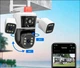 Камера видеонаблюдения с 3 объективами IP WiFi PTZ 12MP (JE-190-1/2) - изображение 3