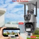 Камера відеоспостереження P11 9533 Wi-Fi 6 mp, на 2 лінзи, чорна - зображення 8