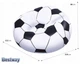 Крісло надувне Bestway 75010 114 x 112 x 66 см, чорно-біле - зображення 2
